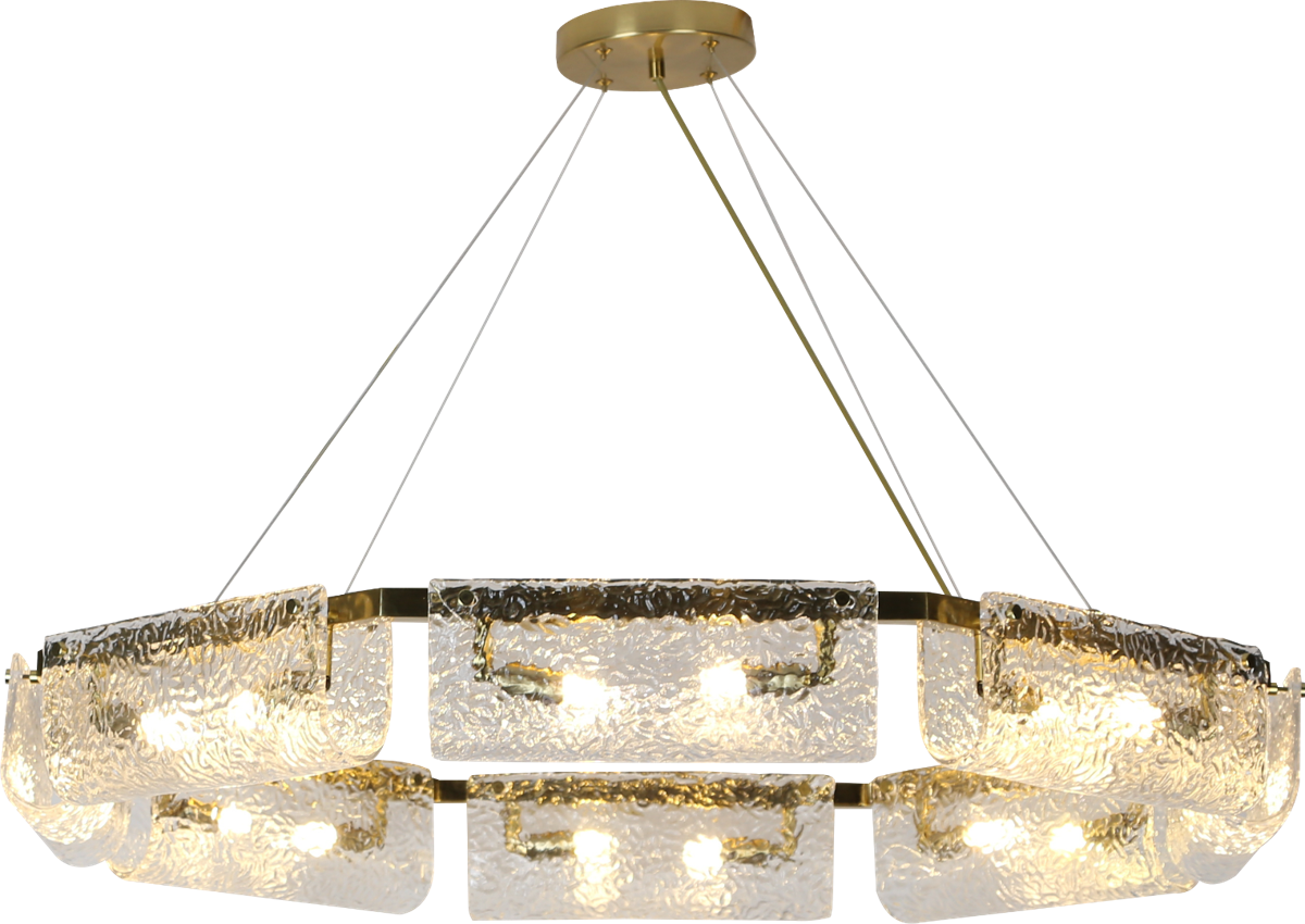نجف مودرن زيتي قزاز G9*16L قطر 920 ملم