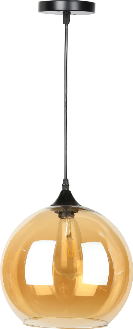 علاقي مودرن اسود مع ذهبي E27*1L
