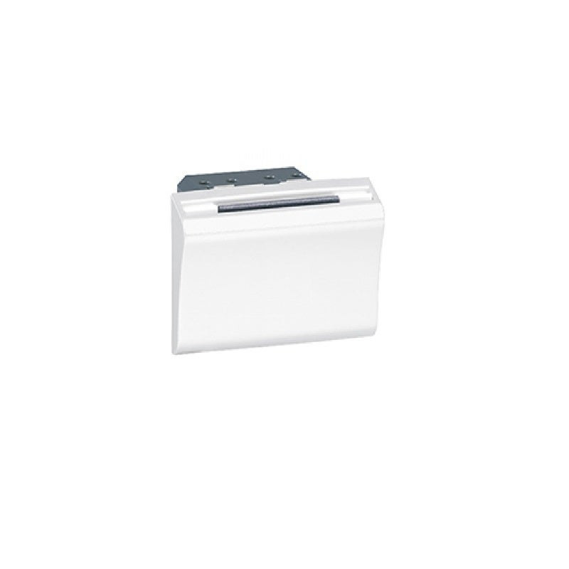 LEGRAND - Key Fob Switch Mosaic 230 V~, 50/60 Hz, 2 Modules, White
