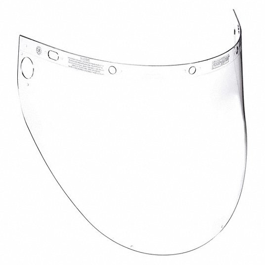 Faceshield Visor, For Use With Series F-400, F-500, FH-66, 2KFZ3