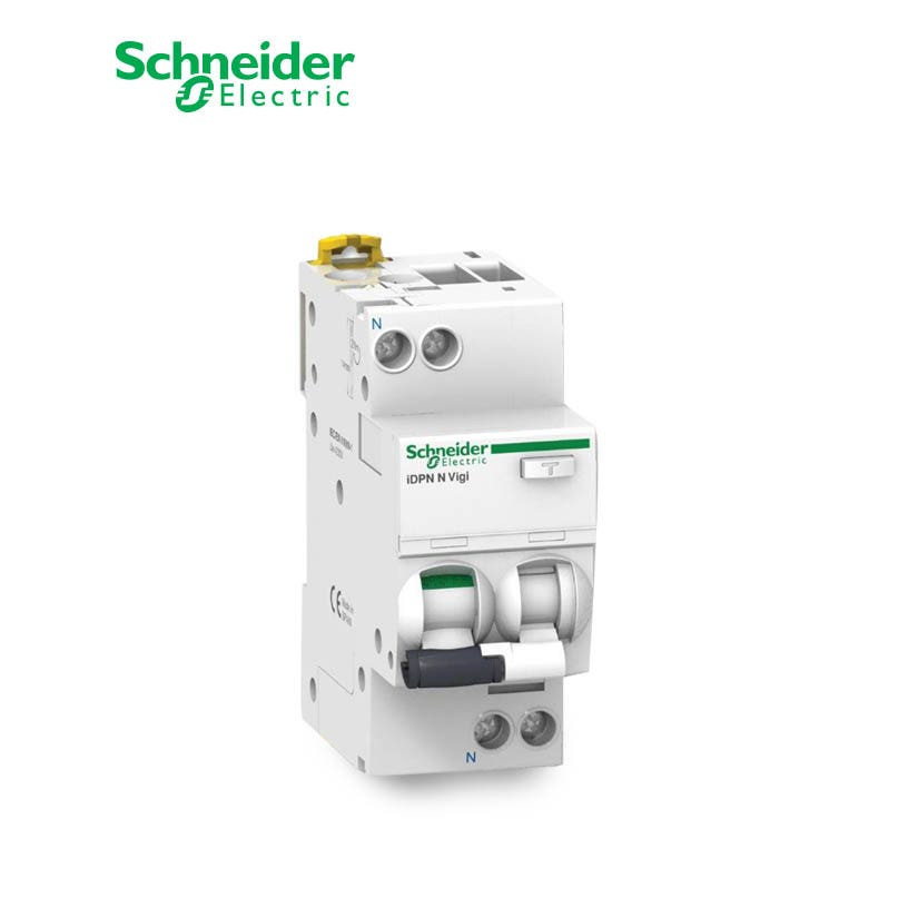 SCHNEIDER - Acti9, iDPN N Vigi, RCBO, 1P+N, 10 A, C Curve, 6000A, 30mA, Type AC
