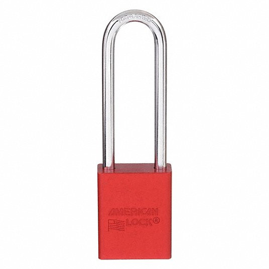 Lockout Padlock, Shackle Dia. 1/4 in4END4