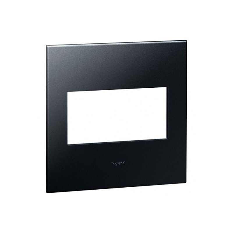LEGRAND - Plate Arteor, US, 4 Modules, Square, 4''x4'', Graphite