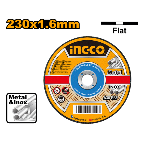Abrasive metal cutting disc 230(9")x22.2x1.6mmديسك قص حديد 9" 230 ملم