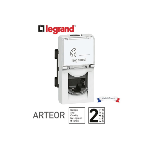 Arteur RG11 telephone socket - module 1-4 contacts from Legrand