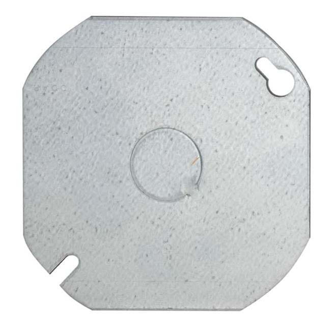ITCC - Octagon Flat Cover, 4", 3/4" KO