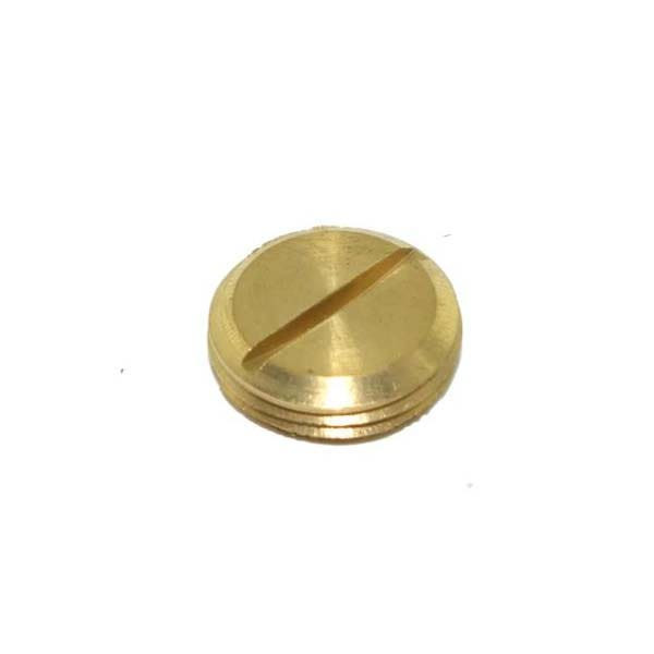 ITCC - Stopping Plug, Slotted Head, Brass, 25mm