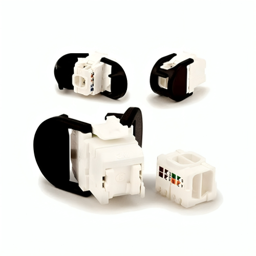 3M UTP CAT6 Cable Jack - RJ45 - White - VOL-OCK6-UHV