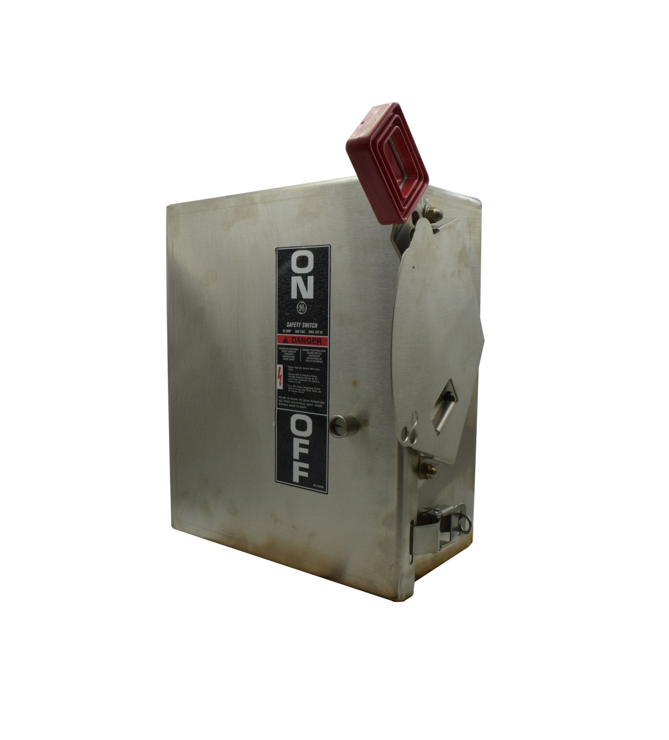 GENERAL ELECTRIC - Safety Switch, Non-Fusible, 3 Poles 100A, 240V Nema 1