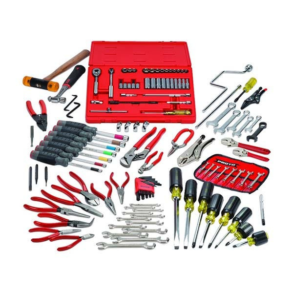 PROTO - Small Tool Set with Tool Box J9993-NA, 131 Pieces