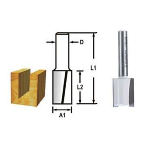 Accessories, Straight Bit(2 Flute), 6mm
