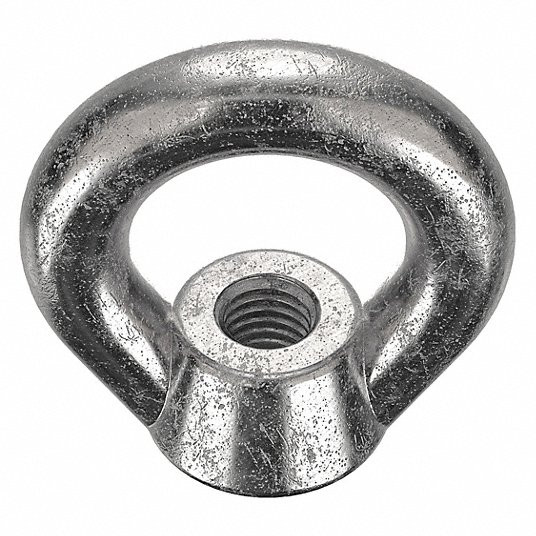 Standard Lifting Eye Nut, M10 x 1.50mm , Plain A2 Stainless Steel