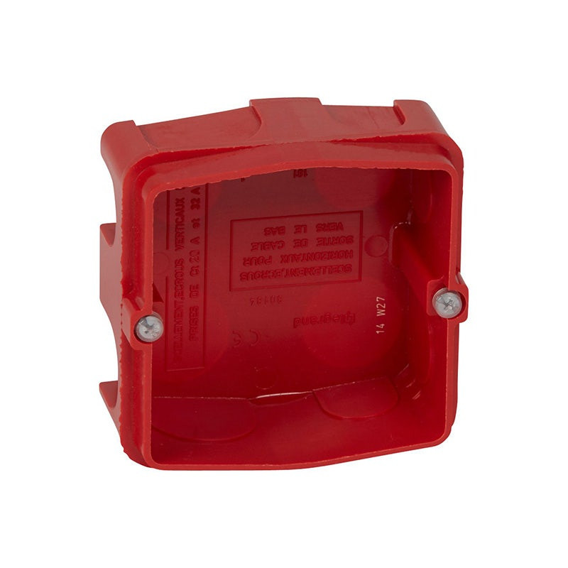 LEGRAND - Box Batibox, for 20A and 32A Sockets, 1 Gang, 40mm Depth, 85x85mm, Batibox Masonry