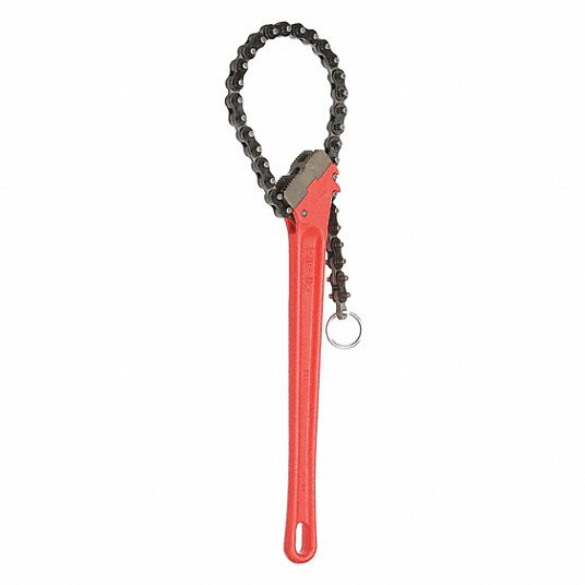Chain Wrench, Alloy Steel, For Outside Diameter 5 in, Minimum Pipe Diameter 2 in