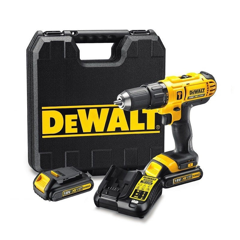 DEWALT - Cordless Compact Hammer Drill/Driver, 13mm, 18V XR, 13mm, 1.3Ah