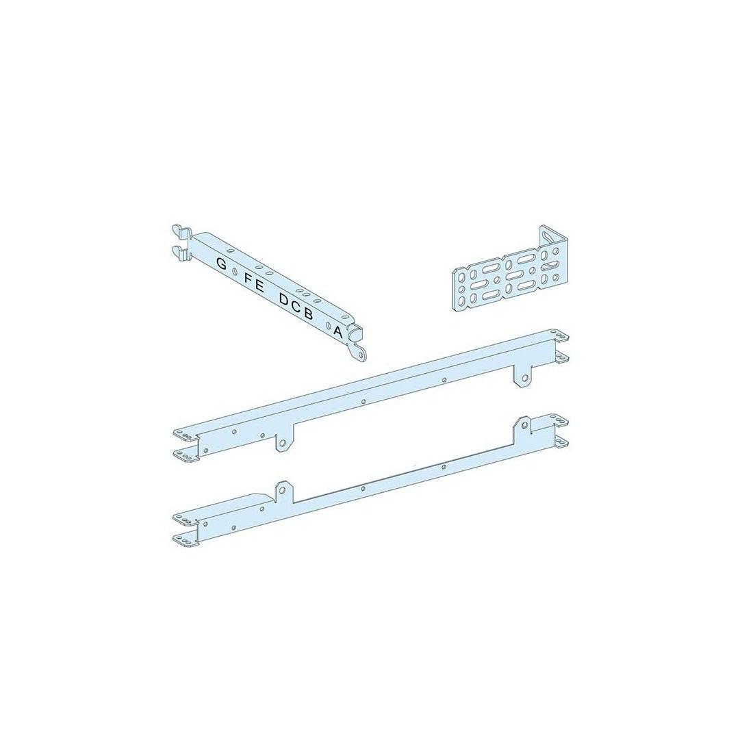 SCHNEIDER - Mounting Plate Source Changeover NS x ins/Inv 630 3P/4P Motor Horizontal