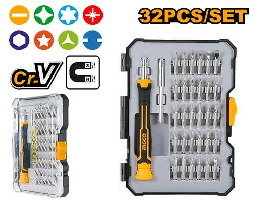 32PCS precision screwdriver set طقم مفكات براغي دقيقة 32 قطعة