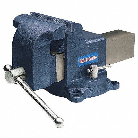 Standard Duty Combination Vise, 6 inch Jaw Width, 6 in Max. Opening, 3 1/2 inch Throat Depth