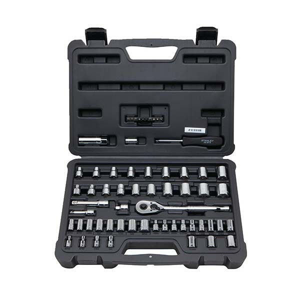 STANLEY - Mechanic's Tool Set, 1/4" & 3/8" Drive, 60 Pieces