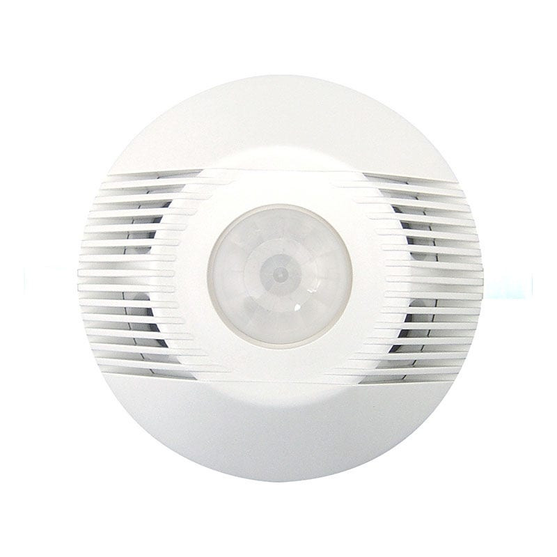 SCHNEIDER - ARGUS Dual-Tech Presence Detector with PIR and Ultrasonic Detection, 1 Channel, White