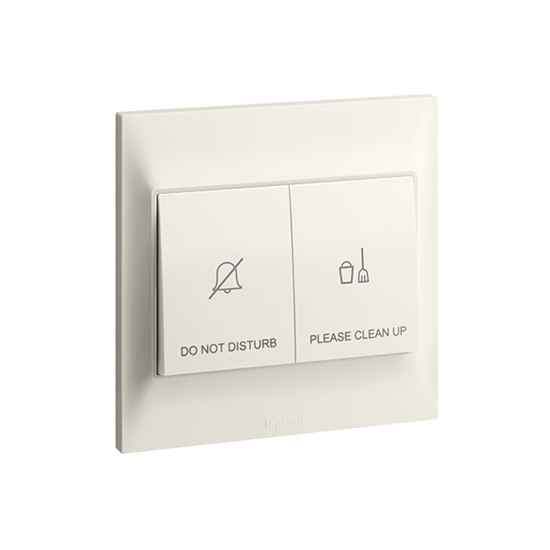 LEGRAND - Internal Control Unit Hotel Room Belanko S, 1 Gang with Marking, Ivory
