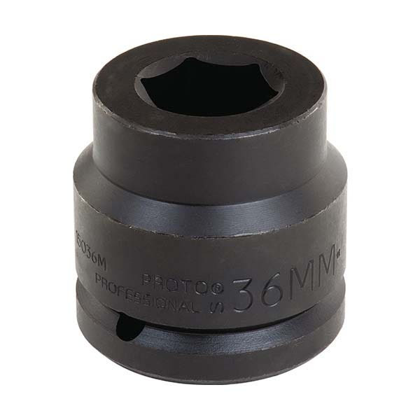 PROTO - 1-1/2" Drive Impact Socket, 75 mm, 6 Point
