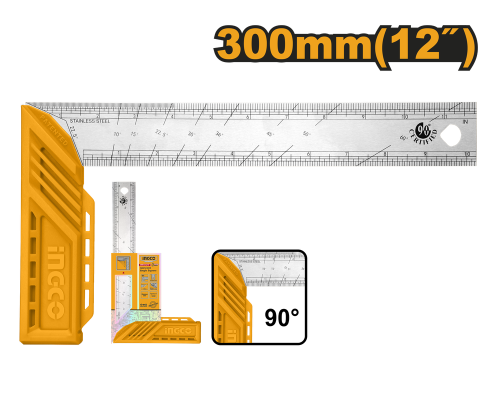 Angle square 300mm 12"مسطرة زاوية 300 ملي 12 بوصة
