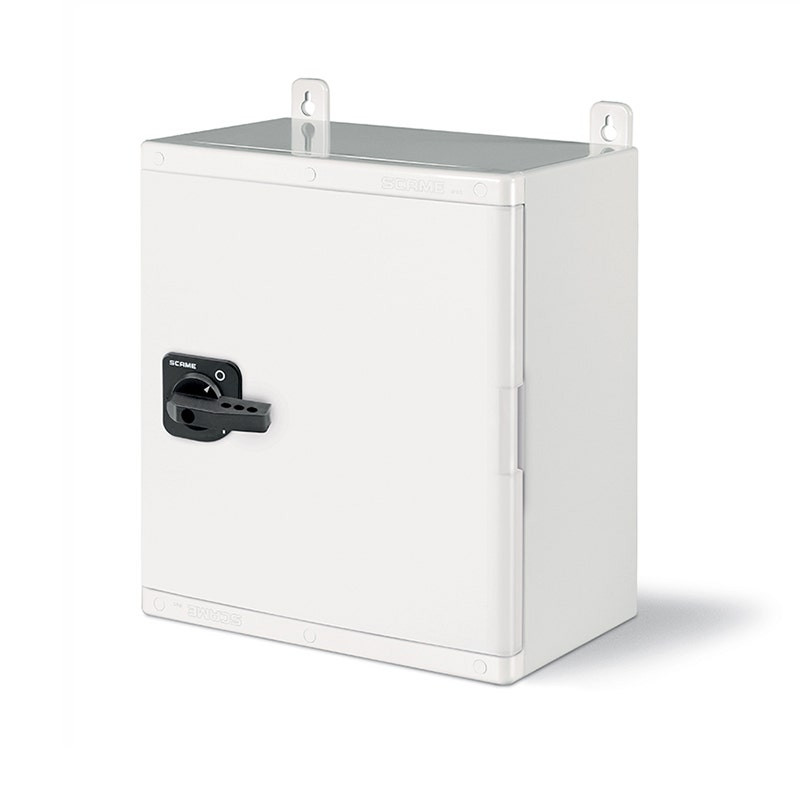 SCAME - Enclosed Switch Disconnector, 160A, 3P+N, IP65, 460x520x245mm, K2, IK08, General, Grey/Black, GW 650°C