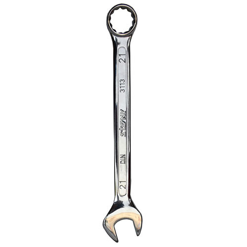 COMBINATION SPANNER MIRROR FINISH, 21 mm