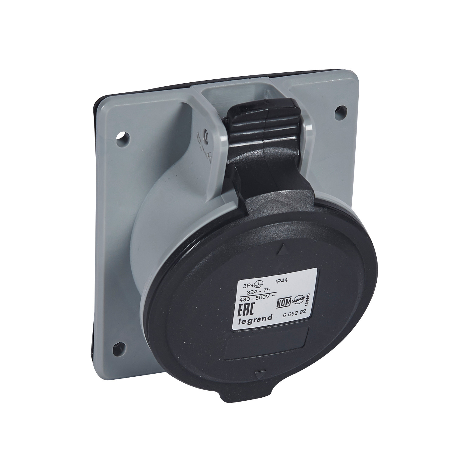 LEGRAND - Socket 32A 3P+E 480/500V Panel/M IP44, P17