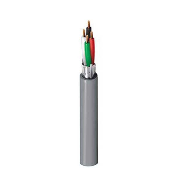 BELDEN - Security & Audio Cable, 4C*16 AWG, Stranded BC, PP Insulation, Shielded, LSZH Jacket with Ripcord, CPR Eca, Grey, 500M/Roll