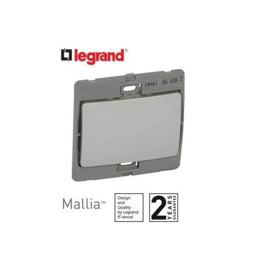 Legrand Single Blank Frame (Malia) - Silver