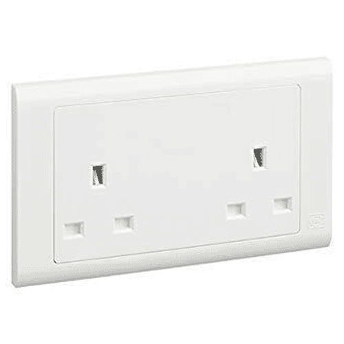 13 amp double socket from MK