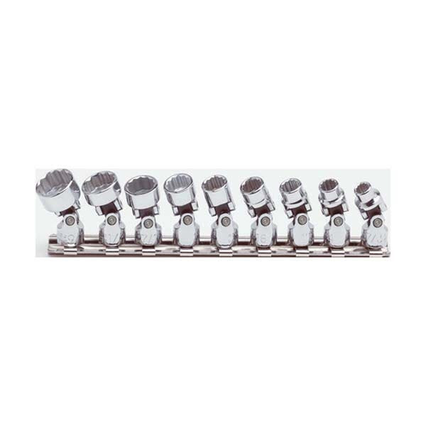 PROTO - 1/4" Drive Universal Socket Set, 9 Pieces, 12 Point
