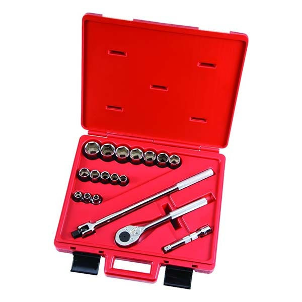 PROTO - 1/2" Drive Socket Set, 18 Pieces, 6 Point