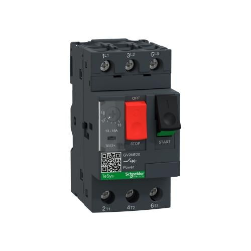 Schneider-Motor Circuit Breaker- 3P-13/18A-GV2ME20