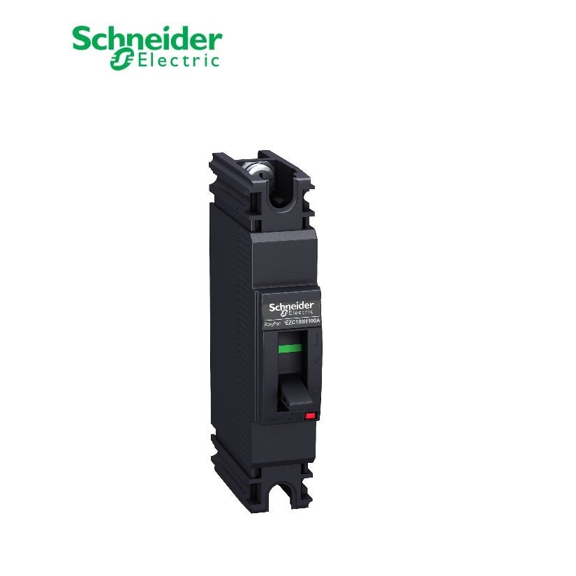 SCHNEIDER - MCCB Breaker, EasyPact EZC100H, 1P, 60A, 25kA 220/240V, TMD Trip Unit