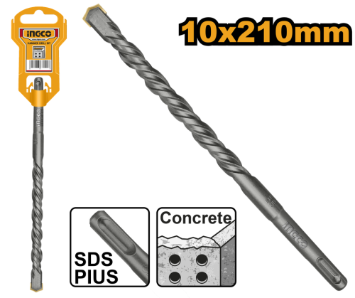 SDS Plus Hammer Drill Bit 10X210 mm ريشة دريل بلك 210*10 ملم