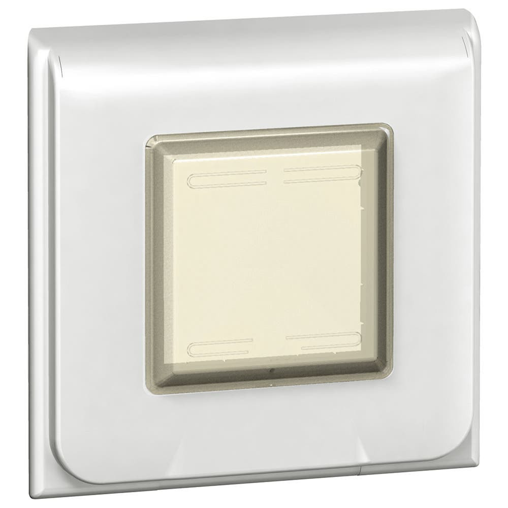 LEGRAND - Plate 1G IP44 German/BS, White Arteor