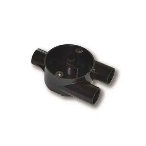 Bahra Wire Collection Box - 3 Lines - 20 mm - Black