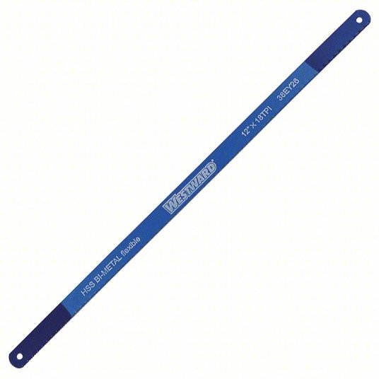 Hacksaw Blade, 12-inch Blade Length, Bi-Metal,  1/2 inch Blade Width, 0.022 inch Blade Thick