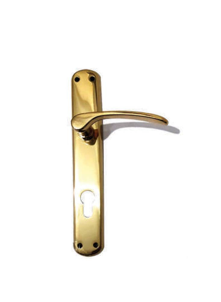 Kale 708 Polished Brass Door Handle