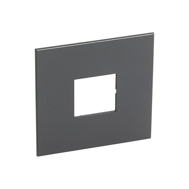 LEGRAND - Plate Arteor, US, 2 Modules, Square, 4''x4'', Graphite