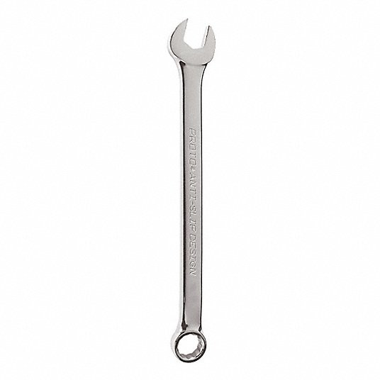 Combination Wrench, Alloy Steel, Satin, 1 1/8 inch Head Size, 15 7/8 inch Overall Length