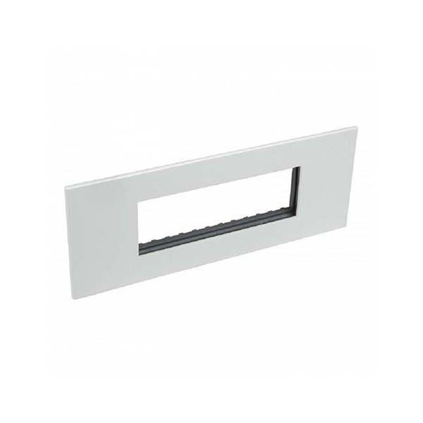 LEGRAND - Plate Arteor, BS, Square, 6 Modules, Soft Aluminium
