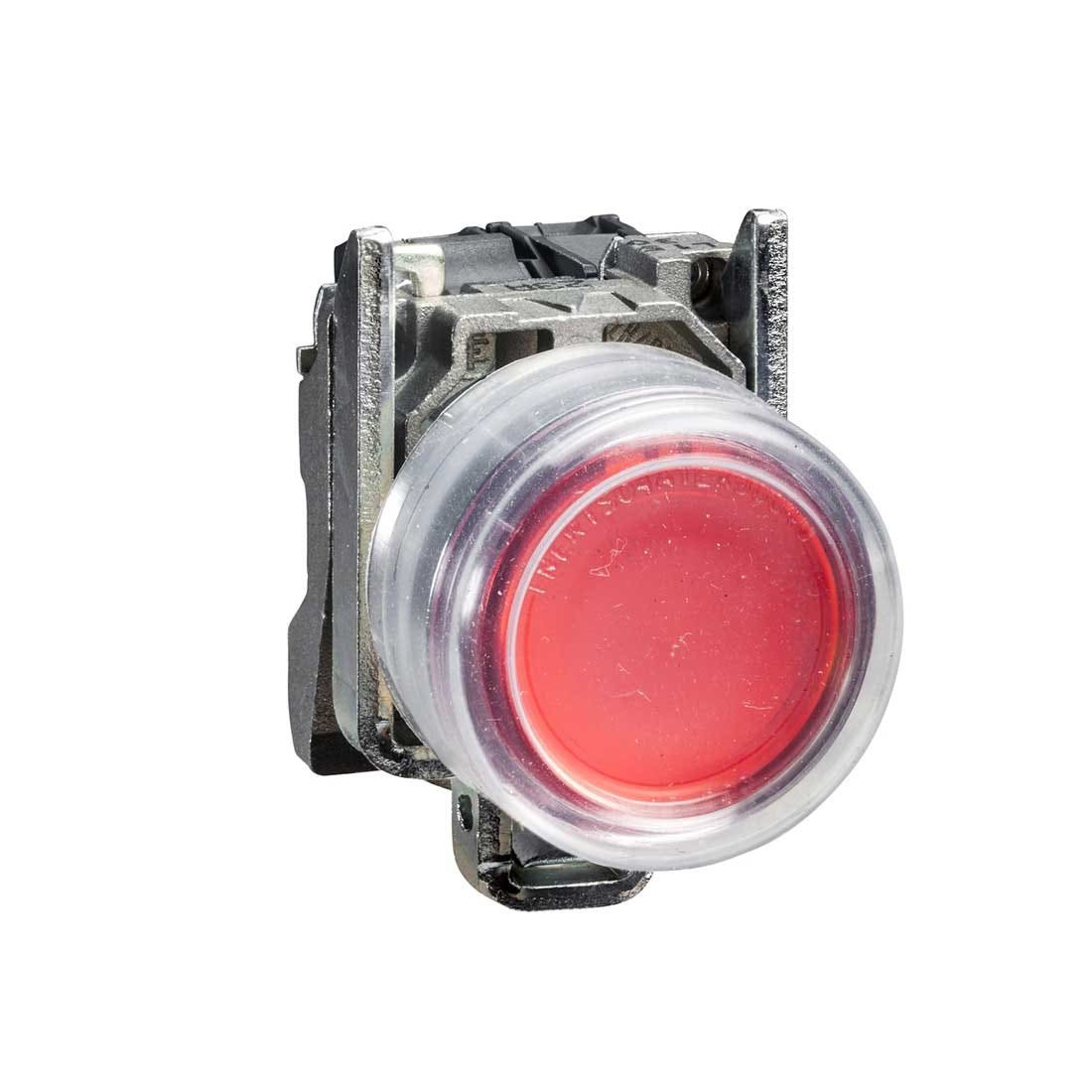 SCHNEIDER - Red Illuminated Pushbutton, ˜ 22, 24 V, Atex