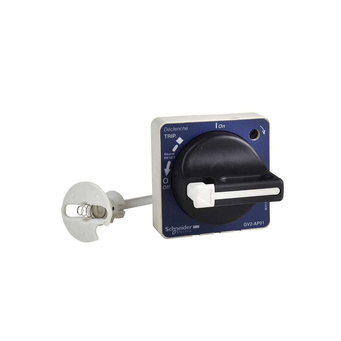 SCHNEIDER - Extended Rotary Handle Kit, Tesys GV2, IP54, Black Handle, With Trip Indication, For GV2L-GV2P
