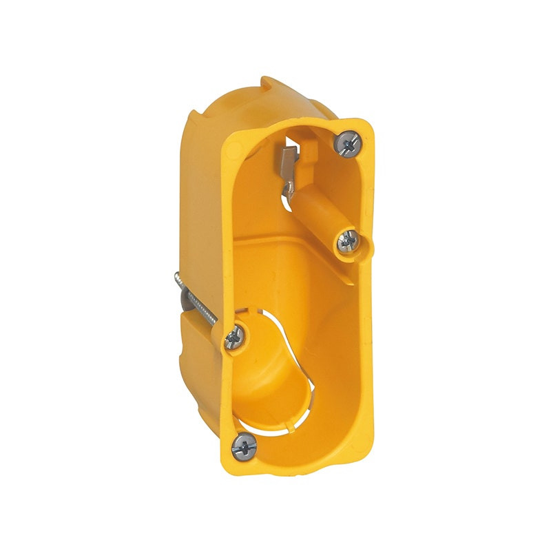 LEGRAND - Flush Mounting Box Batibox, 1/2 Gang, for Mosaic, 1 Module, Depth 40mm, Dry Partitions