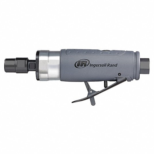 Rear Exhaust Straight Air Die Grinder, 1/4 in Collet, 25,000 RPM Free Speed, 0.33 hp 23Z011