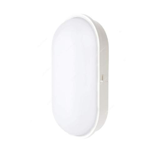 Hyundai Oval Outdoor Spotlight - 6500K - 20W - 220-240V - White